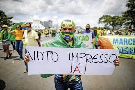 Foi dito que se o congresso não aprovar o voto impresso não haverá eleições. Camara Ja Aprovou Pec Do Voto Impresso Em 2015 E Senado Ignorou Tema Veja