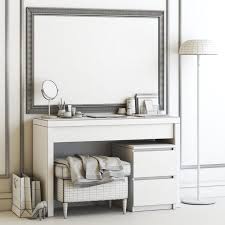 The ikea hemnes dressing table (round) offers a more contemporary take on the classic makeup vanity. Ikea Malm Dressing Table 3d Model Download 3d Model Ikea Malm Dressing Table 67466 3dbaza Com