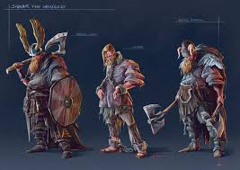 Creating Viking Universe Artworks By Quentin Marsollier Jdr