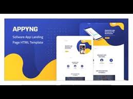 Appyng App Landing Page Html Template Themeforest Templates Landing Page Html Landing Page App Landing Page