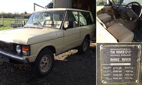 Rare Prototype Of First Range Rover Which Name Meant Covered For Sale Daily Mail Online