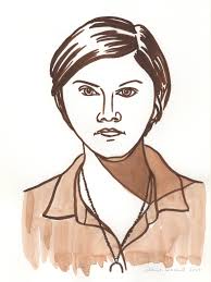 The Pretentious Cleveland Portrait Artists drawing Elisa Marchione at  Forest City Brewery 6-23-23 — The Pretentious Cleveland Portrait Artists.