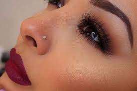 shine swarovski crystal nose stud piercing fikirleri burun piercing piercing