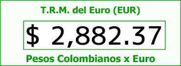 Cotización del dólar cerró $29,09 por debajo de la trm de hoy a $3.642 en promedio el crudo estadounidense wti sube 1,51% a us$68,74 el barril, mientras que el petróleo brent aumentó 1,45% a us$71,27 el barril. Trm Euro Colombia Martes 30 De Junio De 2015 Tecnoautos Com