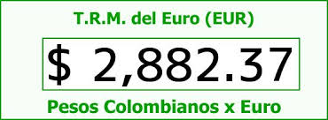 Valores en pesos colombianos (cop). Trm Euro Colombia Martes 30 De Junio De 2015 Tecnoautos Com