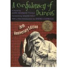 ― john kennedy toole, quote from a confederacy of dunces so we see that even when fortuna spins us downward, the wheel sometimes halts for a moment and we find ourselves in a good, small cycle within the larger bad cycle. A Confederacy Of Dunces John Kennedy Toole 1001 Books To Read Before You Die