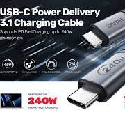 USB-C Power Delivery 3.1 Charging Cable