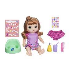 Baby Alive Potty Dance Talking Baby Doll Red Curly Hair Walmart Com