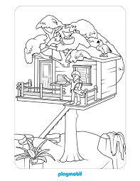 Click the tree house coloring pages to view printable version or color it online (compatible with ipad and android tablets). Playmobil Wildlife Tree House Coloring Sheet 01 Kids Time