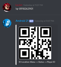 Take part in our universe system and win prizes! Discord Friendly Qr Code Generating Dragonballlegends