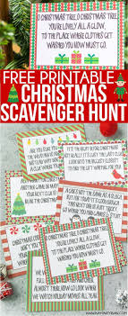 Birthday Present Scavenger Hunt For Adults Best Ever Christmas Scavenger Hunt Play Party Plan Christmas Scavenger Hunt Christmas Games For Kids Free Christmas Printables