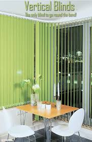Vertical Blinds Can Be Ordered With A Curved Headrail So They Can Be Used To Fit Into A Bay Window From 35 Online At Ht Vertical Blinds Blinds Blinds Design