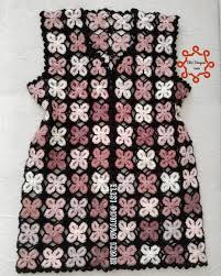 Zarbitat Confeccao Adli Kullanicinin Motifli Yelek Modelleri Crochet Motif Panosundaki Pin Tig Isi Elbiseler Tig Isi Ceket Orgu