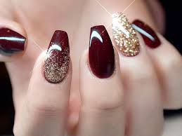 See more ideas about nails, acrylic nails, nail designs. Acrylic Nails To Match A Burgundy Dress New Expression Nails