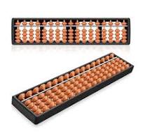 Flexzion SorobanAbacus for Adults & Kids - Plastic 11-inch Japanese Soroban  with 5 Beads & 17 Rods for Math Learning & Training - Portable Abacus Math  ...