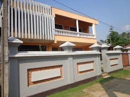 House Designs With Parapet Walls House Fence Design Exterior Wall Design House Front Design