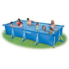 Kit Piscine Frame Junior Rectangle Tubulaire 4m50x2m20x84cm Intex Intermarche