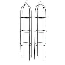 Pilar wood obelisk trellis bayou breeze size: Buy Decorative Obelisk Twin Pack Garden Ornaments And Lanterns Argos