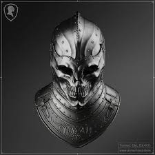 Skull Knight Helmet Armorhead Knights Helmet Crusader Knight Helmet Drawing