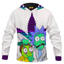 Rick and morty season 3 episode 2. Weed Adventures Of Rick And Morty Melting Trippy 420 Marijuana Hoodie Saiyan Stuff