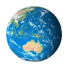Earth Model From Space Australia View High Resolution 3d Render Of Planet Eart Aff Resolution High Planet Mockup Identity Earth Stock Illustration