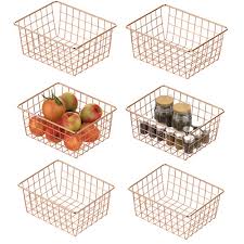 wire storage basket, packism 6 pack