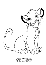 Printable coloring pages of baby simba and young simba from disney's the lion king. Cool Simba Become King The Lion King Coloring Page Clip Lion Coloring Pages Lion King Art Disney Coloring Pages