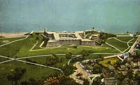 Mark's castle) is the oldest masonry fort in the continental united states; Florida Memory Aerial View Of Fort Marion In St Augustine