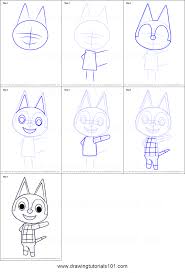 How To Draw Rudy From Animal Crossing Printable Drawing Sheet By Drawingtutorials101 Com Animal Illustration Kids Animal Crossing Fan Art Animal Crossing