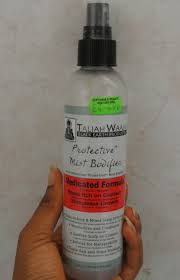 I really like this product and it has become a staple for me because it does what it says. Product Review Taliah Waajid Protective Mist Bodifier Igbocurls