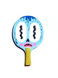 Ping Pong Bat By Hattie Stewart Hattie Stewart Illustrator I Like Her Style Of Verging On Japenese Cartoo Ping Pong Blog Design Inspiration Design Graphique