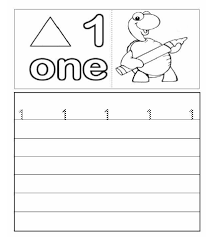 اللغة الإنجليزية أوراق عمل الأرقام من 1 إلى 10 للصف الأول ملفاتي