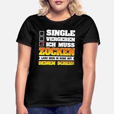 Gamer Lustig Spruch Zocken Zocker Geschenk Geek' Frauen Slim Fit T-Shirt |  Spreadshirt