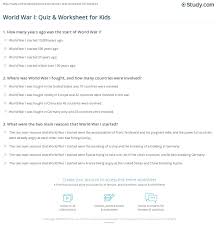 In world war i, germany came up with the idea for their own empire to rival the british: World War I Quiz Worksheet For Kids Study Com