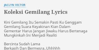 Download lagu kekasih awal dan akhir mp3 dan mp4 video dengan kualitas terbaik. Koleksi Gemilang Lyrics By Jaclyn Victor Kini Gemilang Itu Semakin