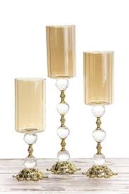 Gold metal gövde 3'lü dal yapılı cam şamdan 45x34 cm. Ba Ara Burun Adli Kullanicinin Mumluklar Panosundaki Pin Mumluklar Kristal Aksesuarlar