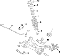 Rear Suspension for 2004 Mitsubishi Endeavor | OEM Parts Online