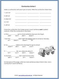 Nectar week 2 sight words, short i/o/u words, and academic vocabulary 1. 3rd Grade Spelling Test Contractions Worksheets 99worksheets