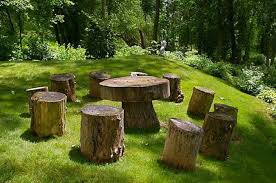 1001 Ideen Fur Diy Mobel Und Wohnaccessoires Aus Holzklotzen Baumstamm Garten Garten Design Gartendesign Ideen