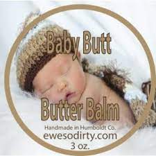 Baby Butt Butter Balm Diaper Salve Ewe So Dirty