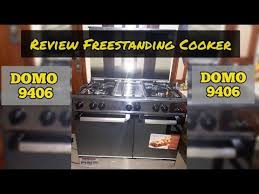 Freestanding gas cooker, silver, stainless steel, 90cm, 4 tungku gas. Domo Dg 9406 Review Freestanding Cooker Domo Freestandingcooker Domo Youtube
