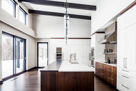 Small log cabin kitchens houzz. Modern Cabin In Ste Adele Modern Home In Sainte Adele Quebec Canada On Dwell