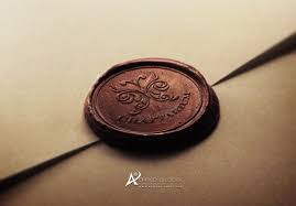 تصميم شعار كرافتاريوم الدمام السعودية Wax Stamp Logo Mockup Free Logo Psd