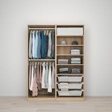 Pax Armoire Penderie Hasvik Effet Chene Blanchi 150x66x201 Cm Ikea Armoire Penderie Armoire A Vetements Chene Blanchi