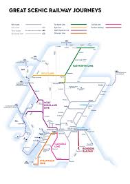 Scotland Rail Map Scotland Road Trip Scotland Train Map
