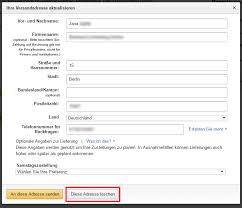 Bitte senden sie mir ihre adresse. Die Adresse Bei Amazon Andern So Geht S Schritt Fur Schritt