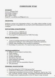 Resume Format For Aviation Job For Fresher Job Retro