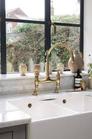 How To Get The Vintage Look Without The Hassle Of Finding The Perfect Vintage Piece The Devol Journal Brass Kitchen Faucet Devol Kitchens Brass Kitchen