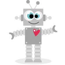 Black And White Transparent Background Robot Clipart Pin On Svg