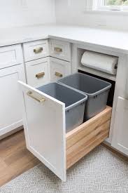 If located below a counter, you can sweep garbage directly into the bin. Kitchen Cabinet Storage Organization Ideas Driven By Decor